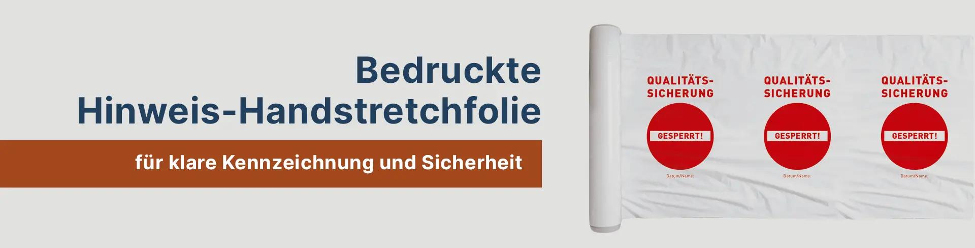 Effektive Folie Transport mit Hinweisen für sichere Prozesse