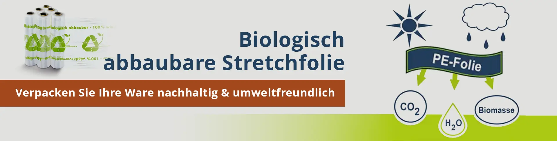 Biologisch abbaubare Stretchfolie