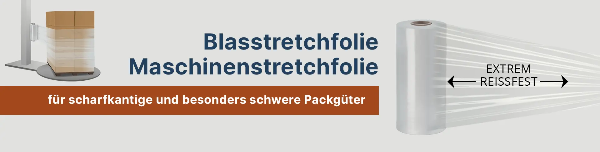 Hochdehnbare Blasstretchfolie