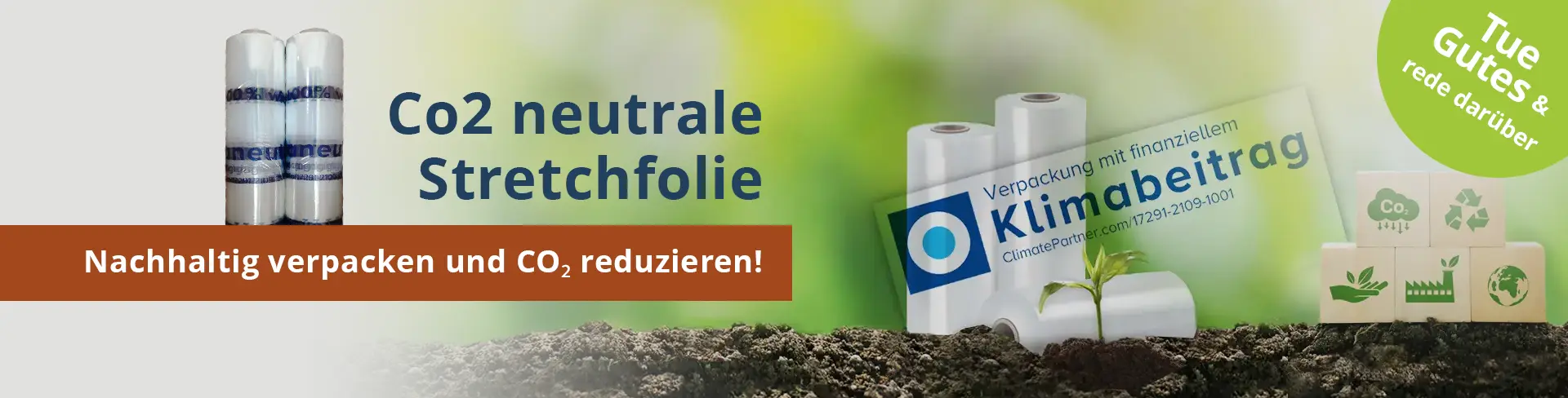 Co2 neutral verpacken und Umweltbelastung reduzieren