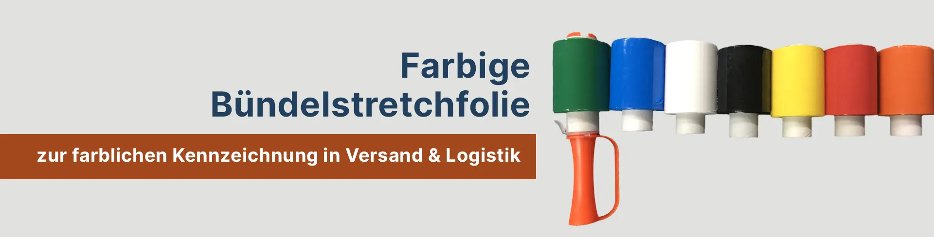 Mini Stretchfolie farbig für schnelle und flexible Anwendungen