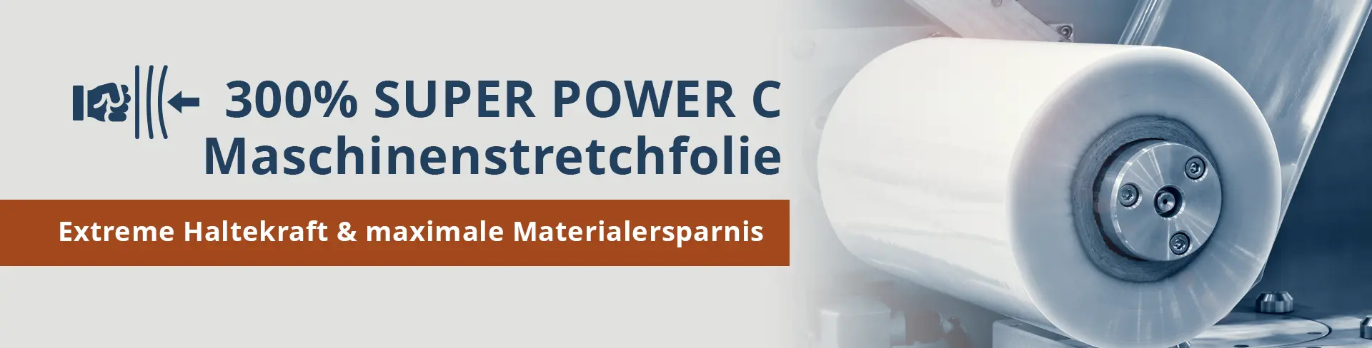 Super Power 300 Maschinenstretchfolie für maximale Dehnleistung