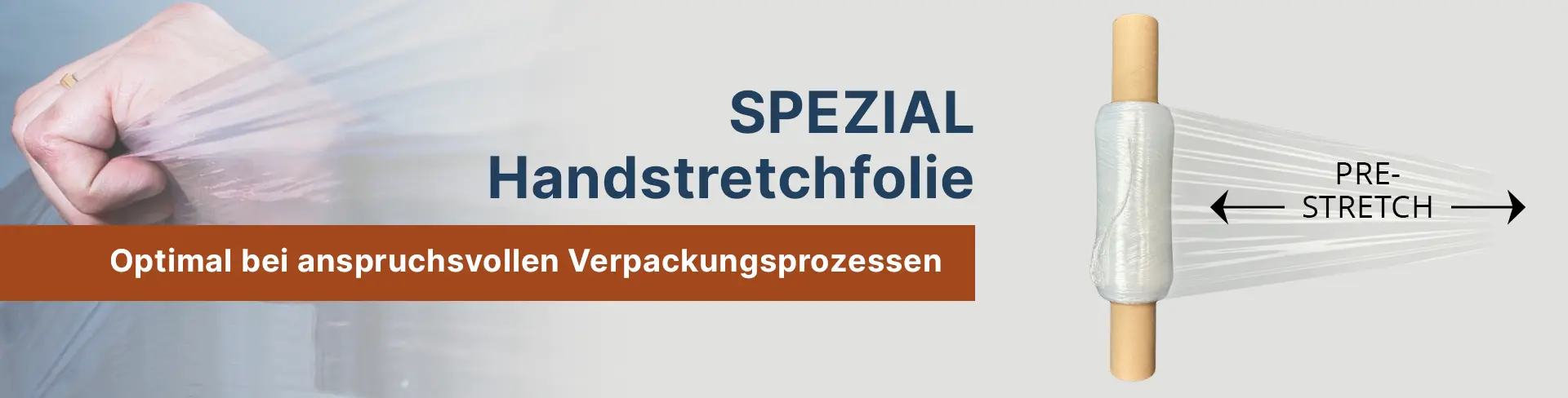 Spezial Handstretchfolie für professionelle Banderolierung