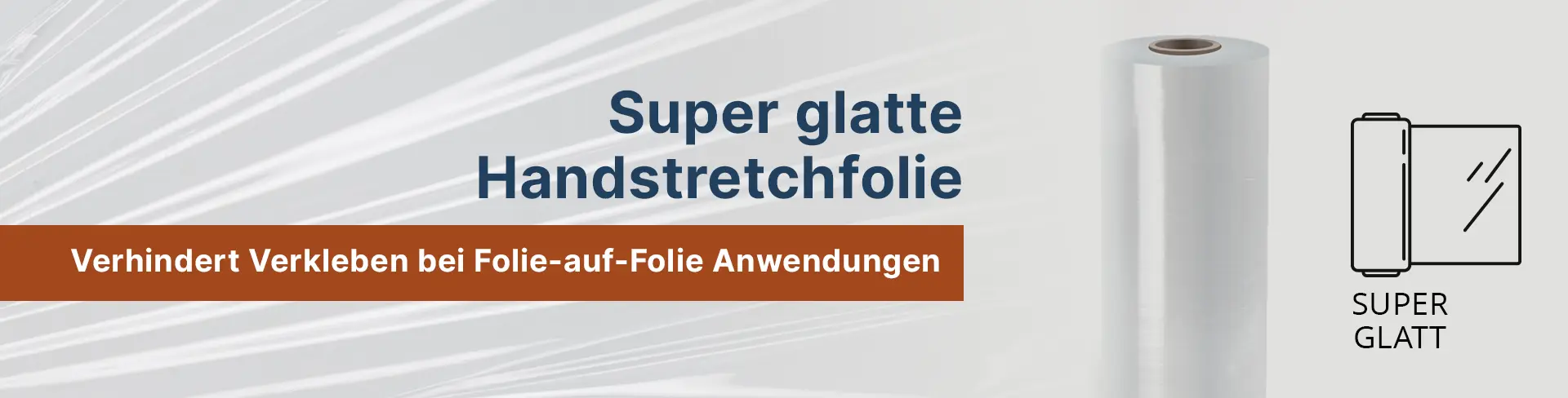 Super glatte Handstretchfolie für reibungslose Ladungssicherung