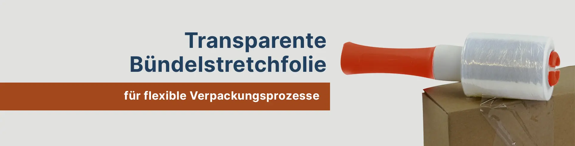 Transparente Bündelstretchfolie