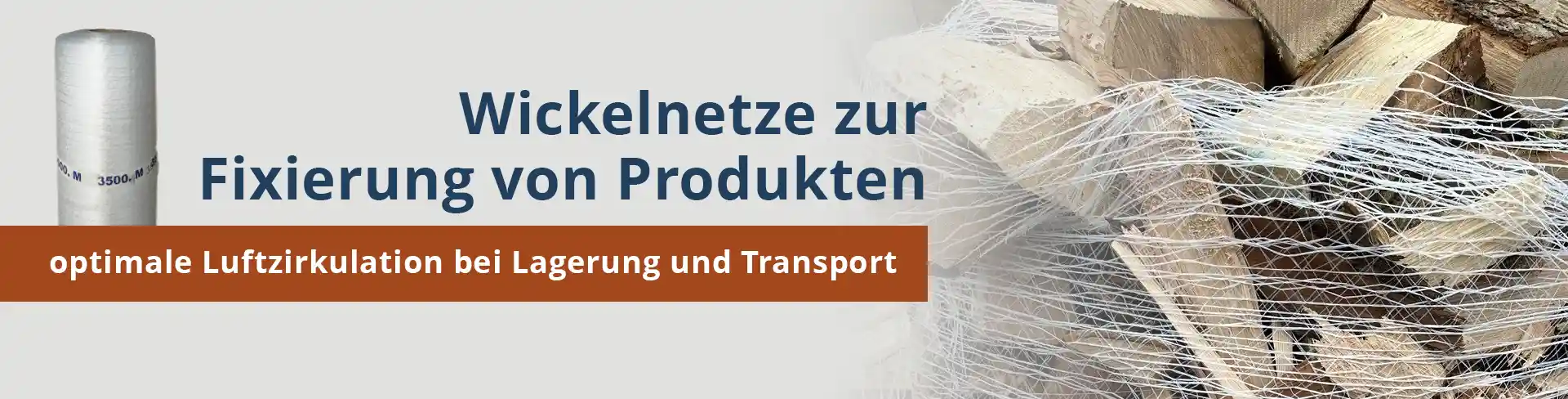 Wickelnetz für atmungsaktive und sichere Verpackung